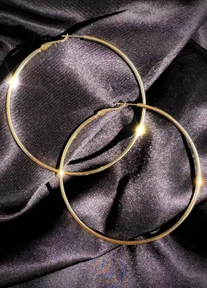 14k Gold Classic Hoops