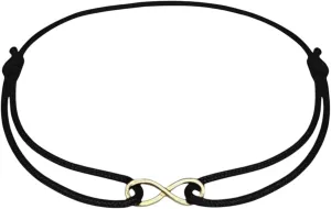 14k Solid Gold Infinity Cord Bracelet String Charm Adjustable Jewelry Unisex Rope Thread Bracelets for Women Men - Valentines Day Gift, Spiritual Protection, Eternal Love