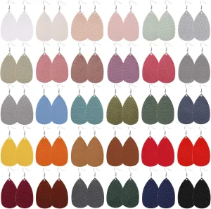 18-32 Pairs Tassel Earrings Set with Colorful Tassel Long Layered Dangle Hoop Tiered Thread Earrings Set for Women Jewelry Fashion and Valentine Birthday Party Gift