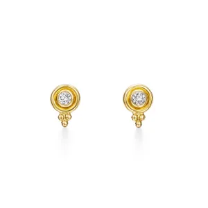 18K Classic Diamond Earrings