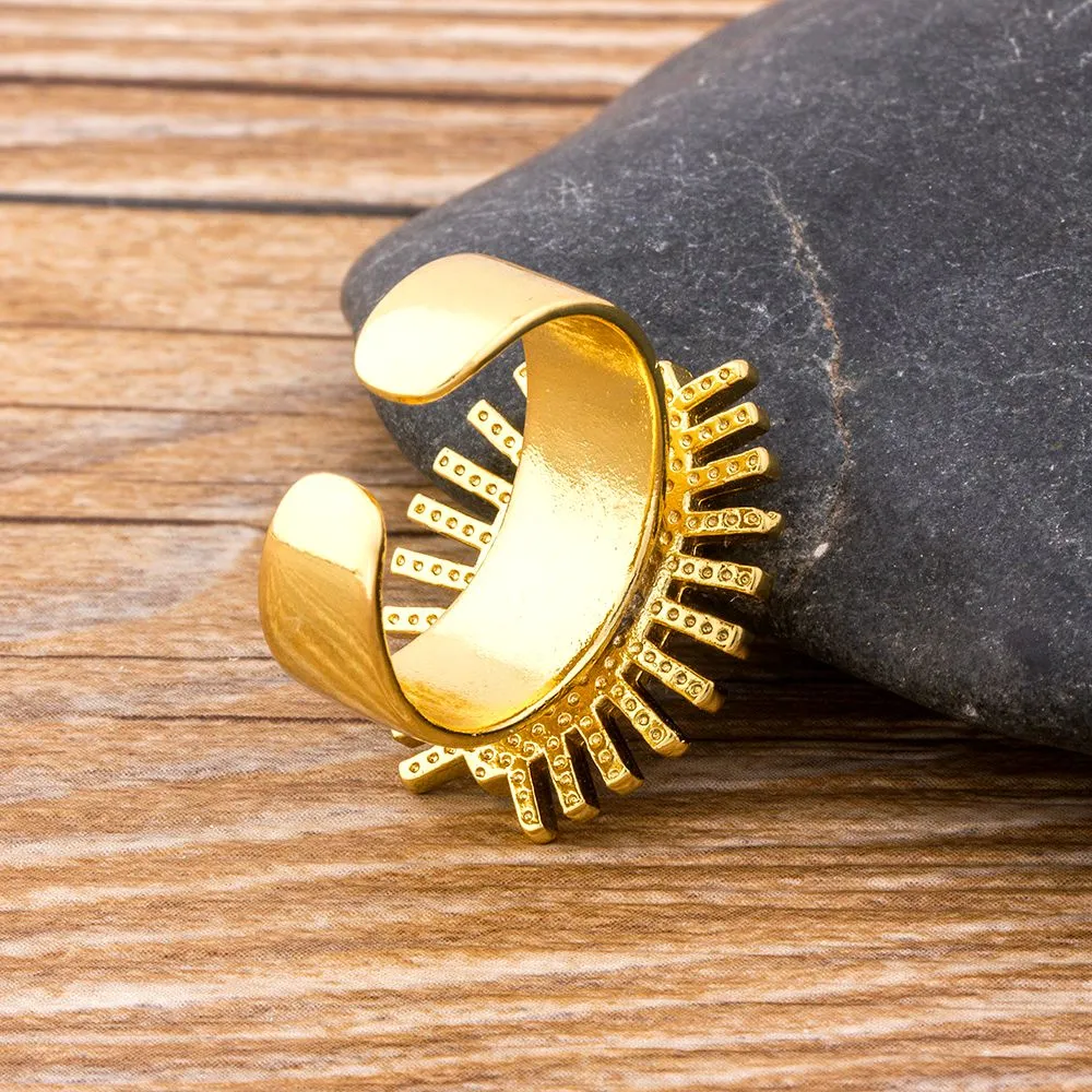 18K Gold Plated Evil Eye Ring