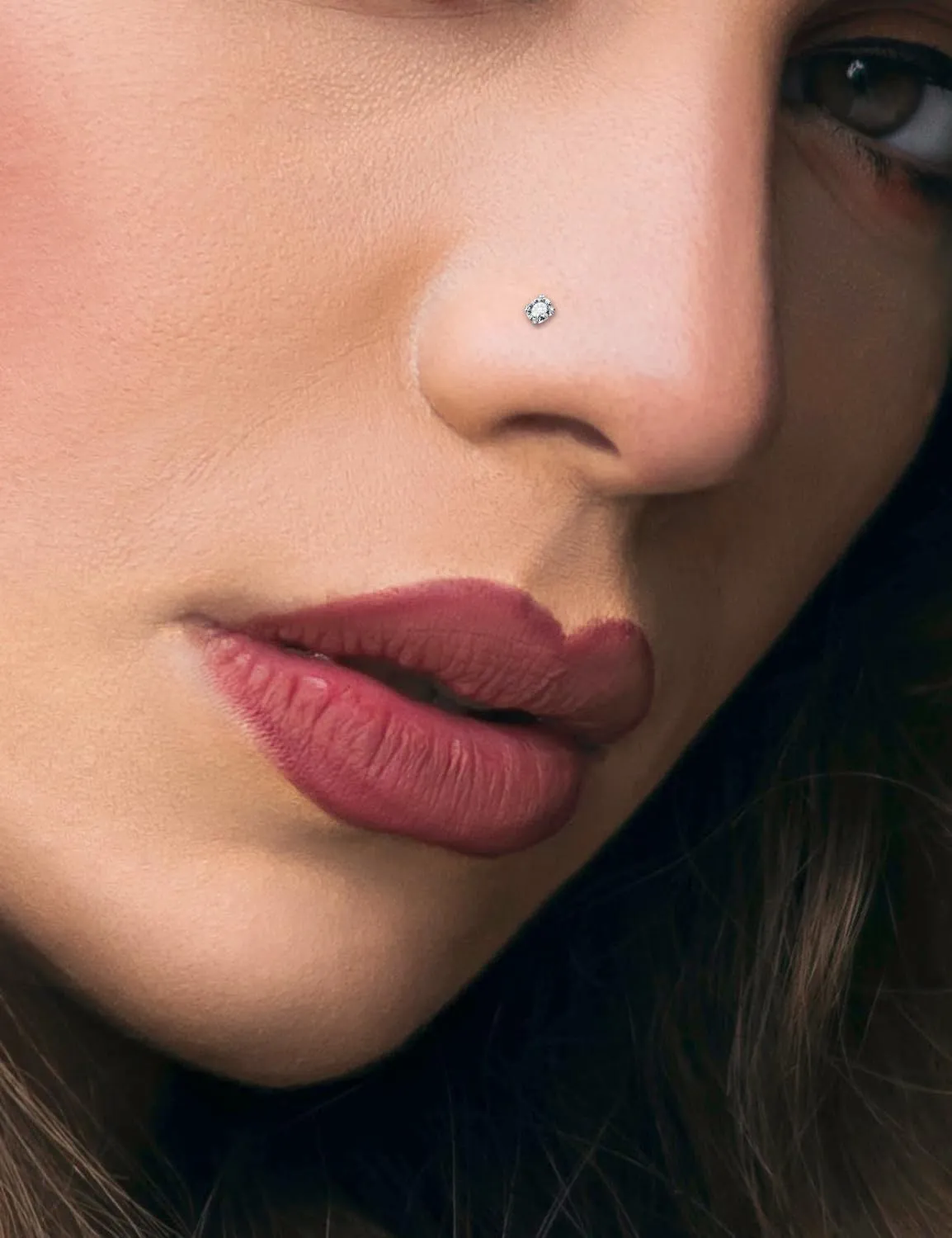 20G 18G 16G 14G ASTM F136 Titanium Surgical Steel Internal Thread Flat Back Earrings Lip Rings Labret Medusa Helix Tragus Cartilage Earring stud Piercing Jewelry for Women Men Silver Gold