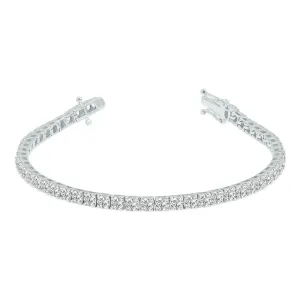 7ct tw LAB GROWN Diamond Bracelet in 14kt White gold