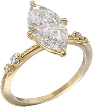 925 Silver Plated Gold Engagement Rings 9x16mm Oval Cut Solitaire Cubic Zirconia CZ Wedding Promise Rings for Her Wedding Bands for Women Size 6-10 (8)