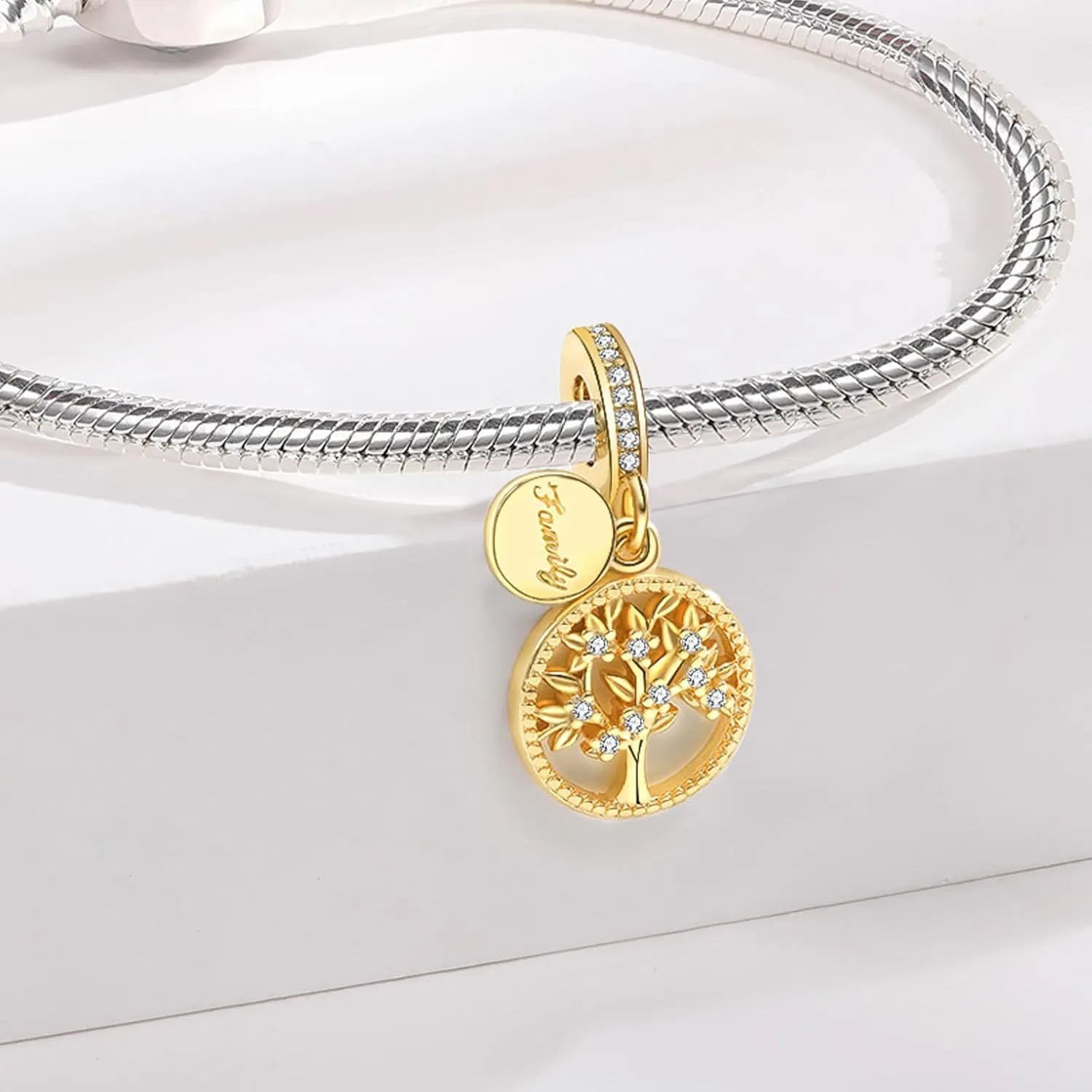 925 Sterling Silver Charms fits Bracelets and Necklace Pendant Bead Charms Jewelry Gift for Women Family Friends