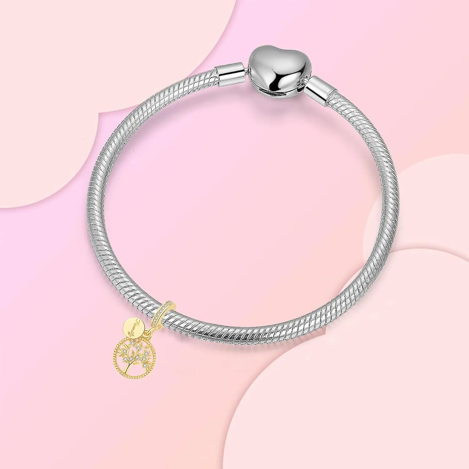 925 Sterling Silver Charms fits Bracelets and Necklace Pendant Bead Charms Jewelry Gift for Women Family Friends