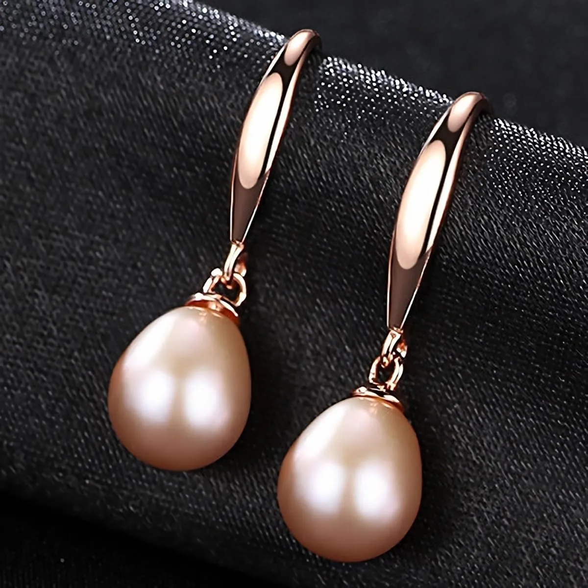 925 Sterling Silver Handpicked AAA  Quality Freshwater Cultured Pearl Earrings for Women, Classic S925 Fishhook Drop Dangle Ear Hook With Gift Box
