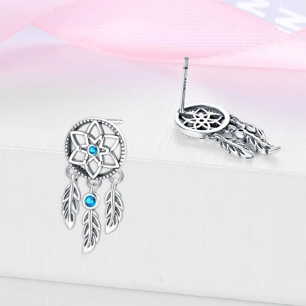 925 Sterling Silver Luminous Hoop Earrings for Women - Colorful Cubic Zirconia, Hypoallergenic, Glow in the Dark