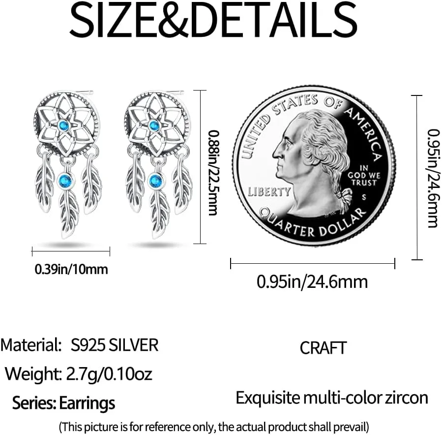 925 Sterling Silver Luminous Hoop Earrings for Women - Colorful Cubic Zirconia, Hypoallergenic, Glow in the Dark