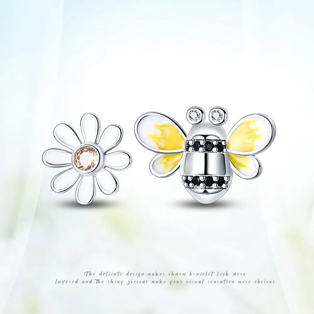 925 Sterling Silver Luminous Hoop Earrings for Women - Colorful Cubic Zirconia, Hypoallergenic, Glow in the Dark