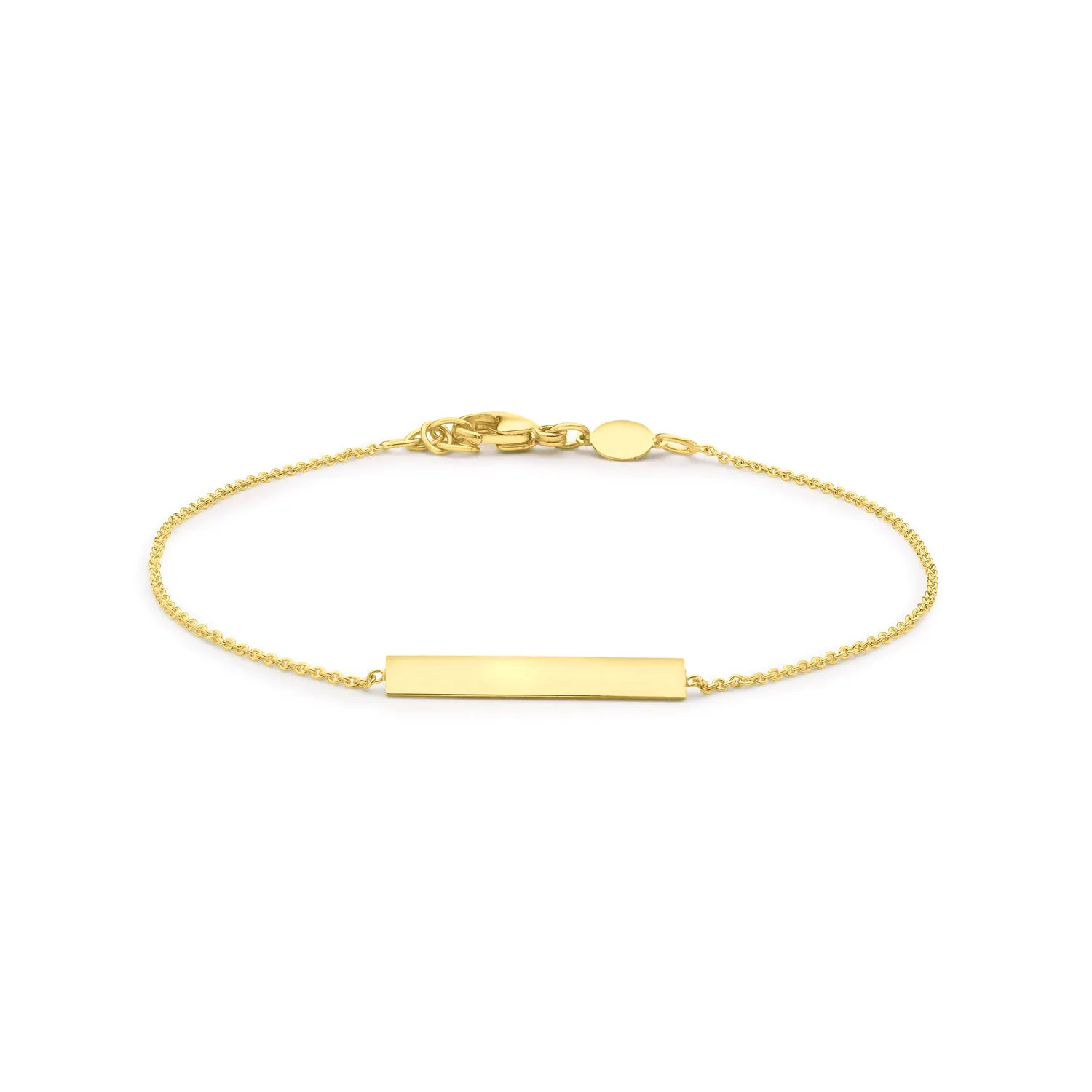 9K Gold Horizontal-Bar Bracelet - 1.29.4602