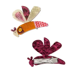 A Dragonfly Named Buzz Hair Clip Set by Erstwilder