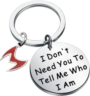 AKTAP Super Women Witch Gift Inspiring Super Hero Bracelets for Fans I Don't Need You To Tell Me Who I Am Helmet Bangle