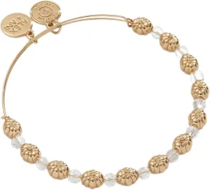 Alex and Ani Pumpkin   Crystal Beaded Bangle