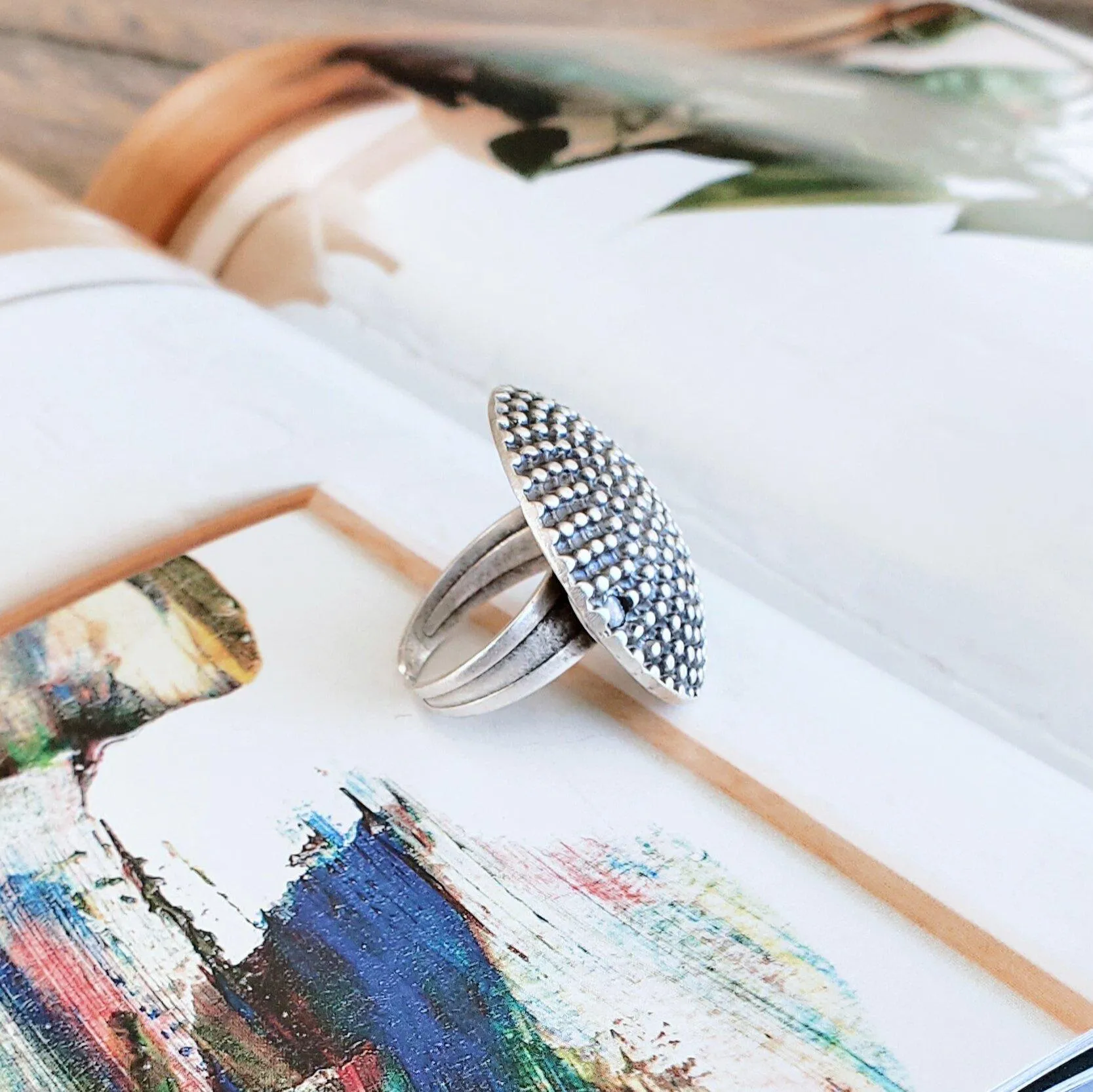 Anatolian Boho Ring - "Kader"