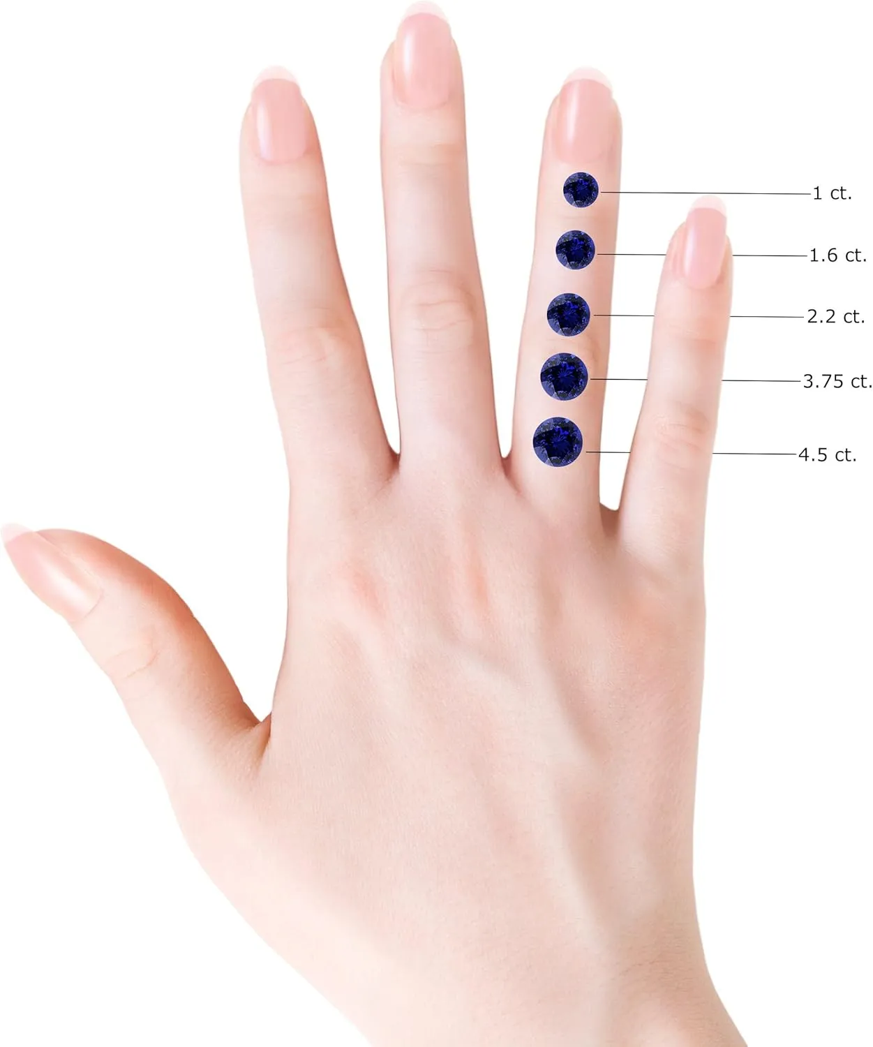 Angara Lab Grown Blue Sapphire Crossover Engagement Ring with Leaf Motifs in 14K Solid Gold/Platinum | September Birthstone, Birthday, Anniversary, Wedding Jewelry Gift for Women