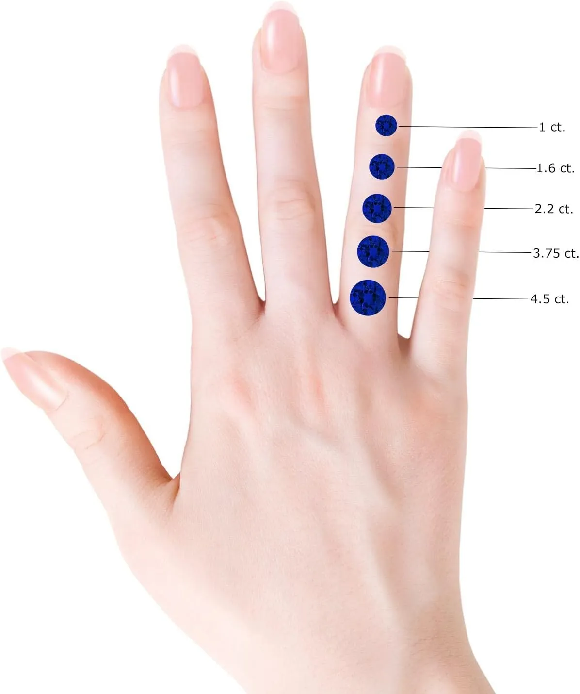 Angara Lab Grown Round Blue Sapphire Solitaire Pendant in 14K Solid Gold/Platinum | September Birthstone, Birthday, Engagement, Anniversary, Wedding Jewelry Gift for Women