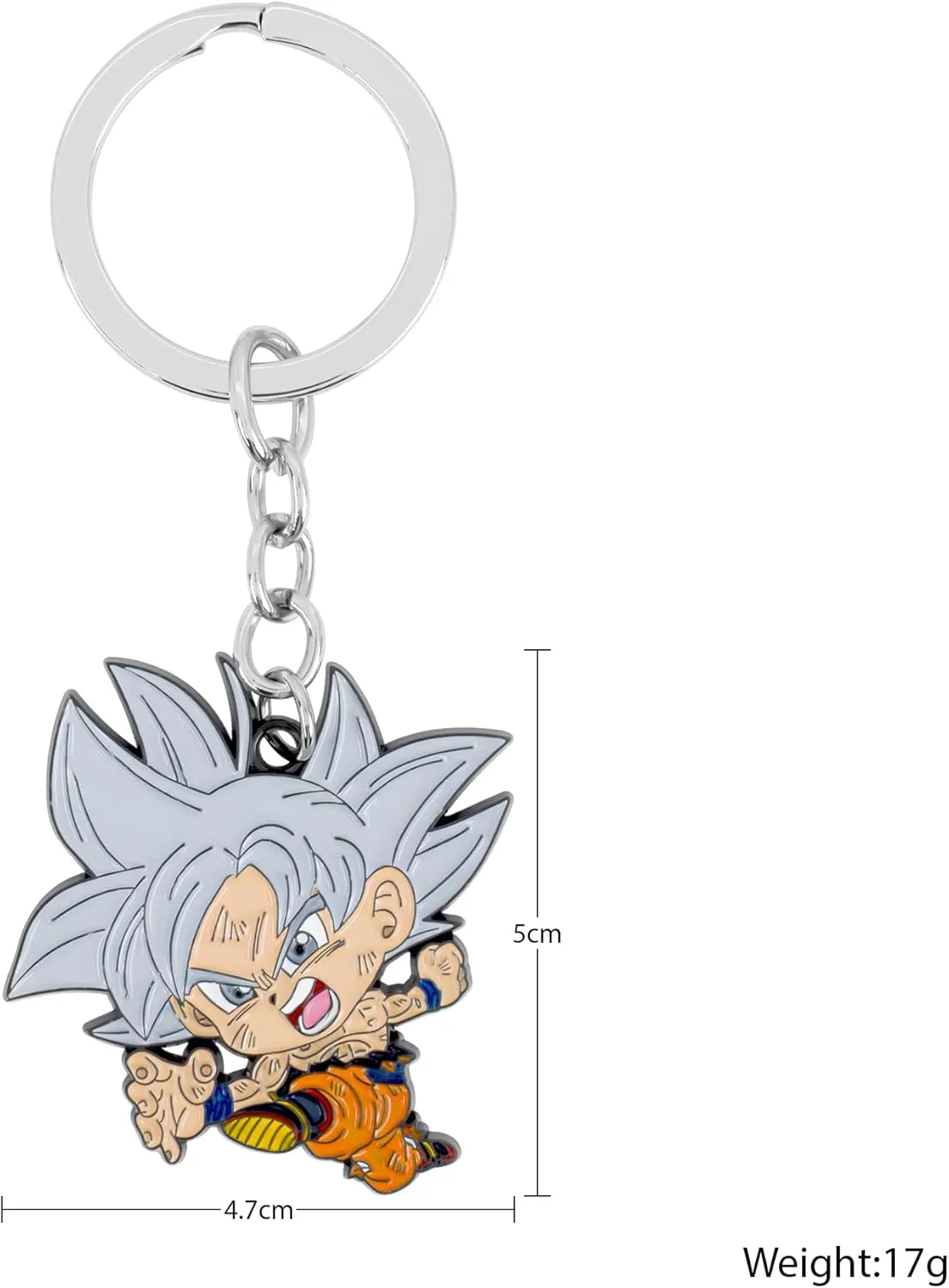 Anime Keychain with Gift Box, Anime Merch with Dragon Ball Charms, Durable Dragon Ball Keychain Accessories