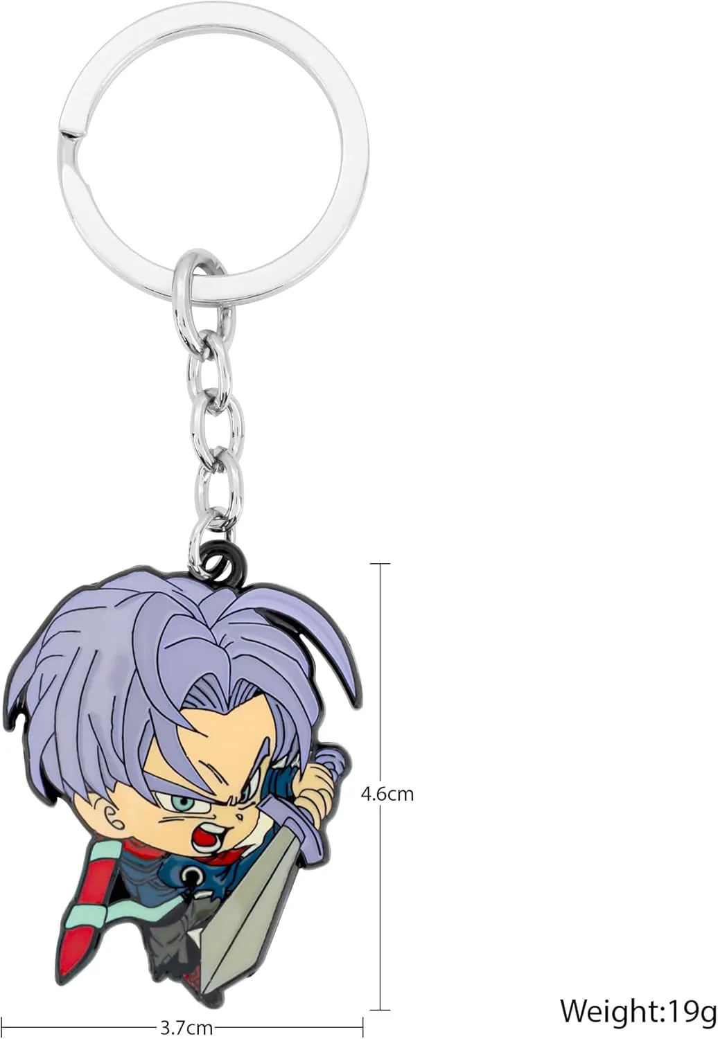 Anime Keychain with Gift Box, Anime Merch with Dragon Ball Charms, Durable Dragon Ball Keychain Accessories