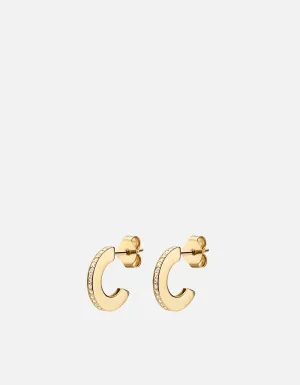 Arduin Studs, Gold Vermeil/Sapphire