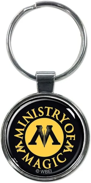 Ata-Boy Harry Potter Ministry of Magic 1.5" Fob Keychain for Keys, Backpack Pulls and More