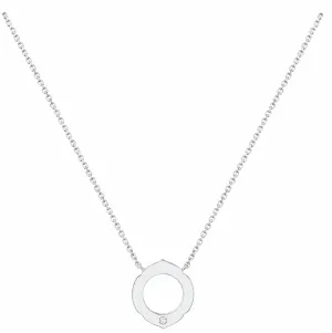 Aura - 1 Diamond White Gold Pendant