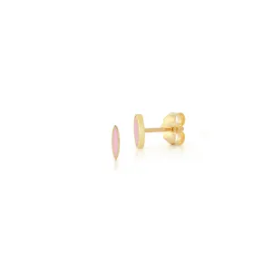 Ballerina Pink Enamel Studs
