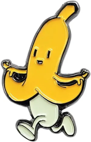 Banana Split Enamel Lapel Pin