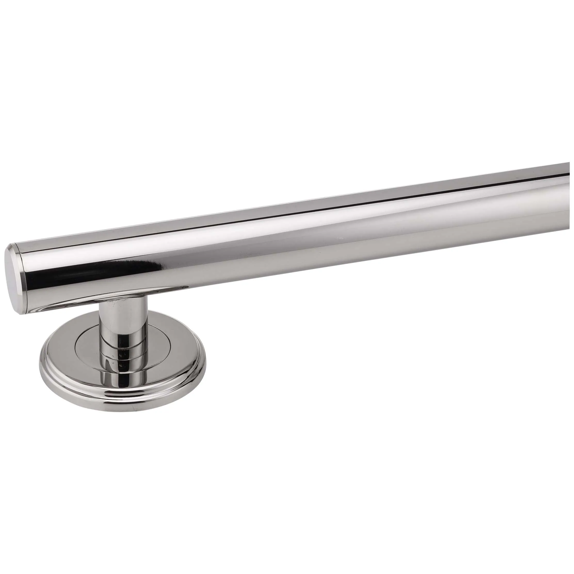Bathroom Grab Bar, Contemporary, Round Escutcheon, 30 In. X 1 1/4 In.