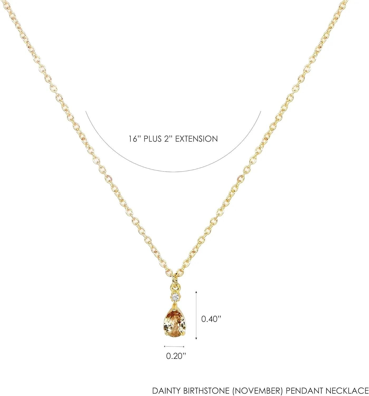 Birthstone Pendant Handmade Gold Plated Necklace Gift Jewelry for Women/Wife, Girlfriend, Sister, Mom, Friend/Birthday, Valentine's Day Gift Ideas