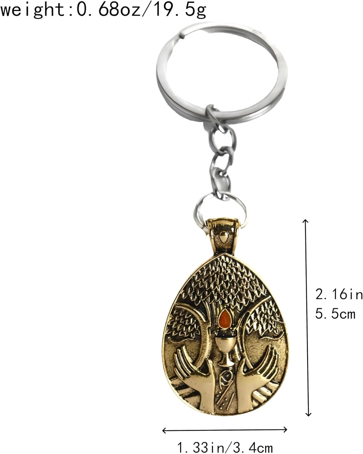 Blessed Dew Talisman Keychain for ER sword game keychain Comic Exhibition prop Collectible