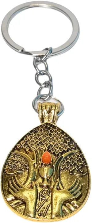 Blessed Dew Talisman Keychain for ER sword game keychain Comic Exhibition prop Collectible