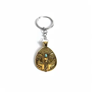 Blessed Dew Talisman Keychain for ER sword game keychain Comic Exhibition prop Collectible