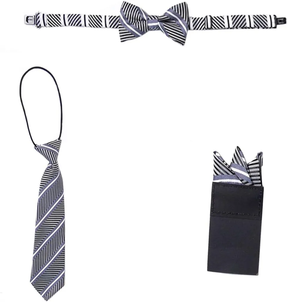 Boy's Suit Pinstripe Formal Dresswear Vest and Pants Set