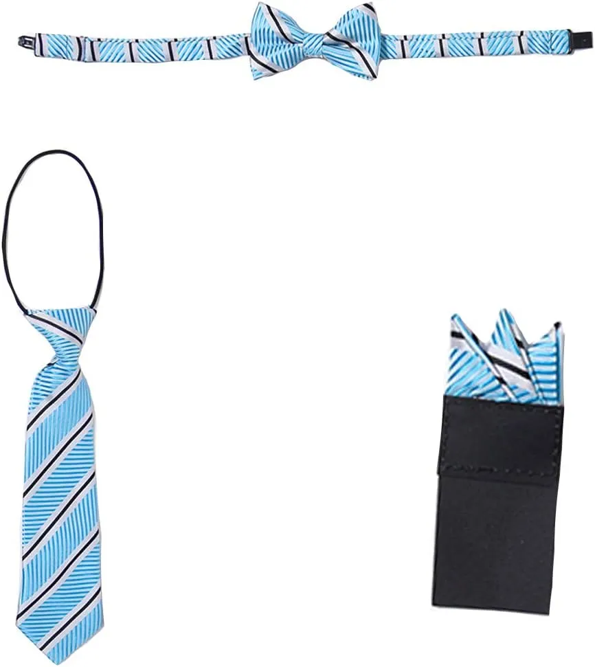 Boy's Suit Pinstripe Formal Dresswear Vest and Pants Set