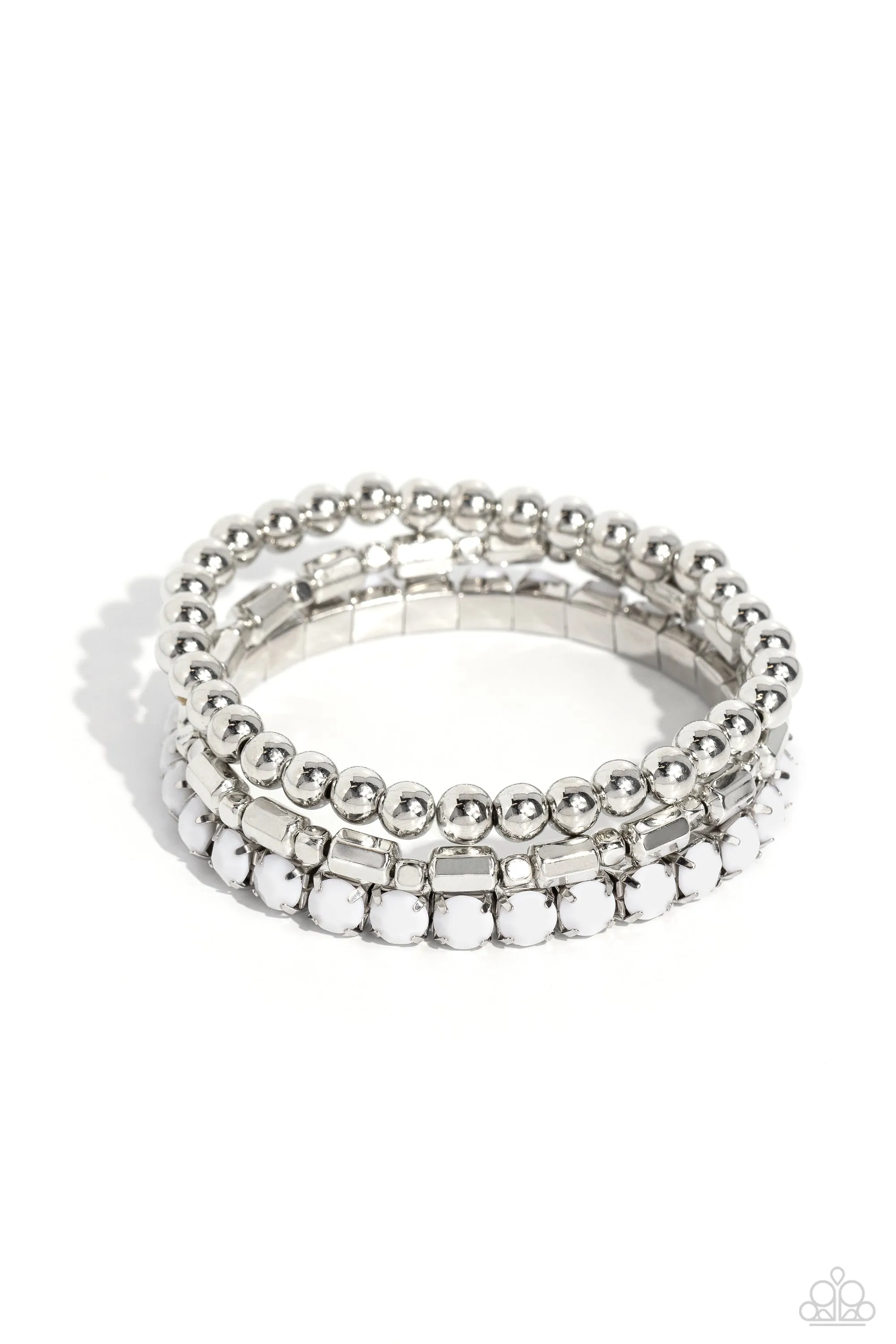Bracelets Monochromatic Maverick - White B2284
