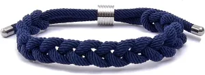 Braided Milano Rope Bracelet with Stainless Steel Charm, Handmade, Adjustable Length for Men and Women