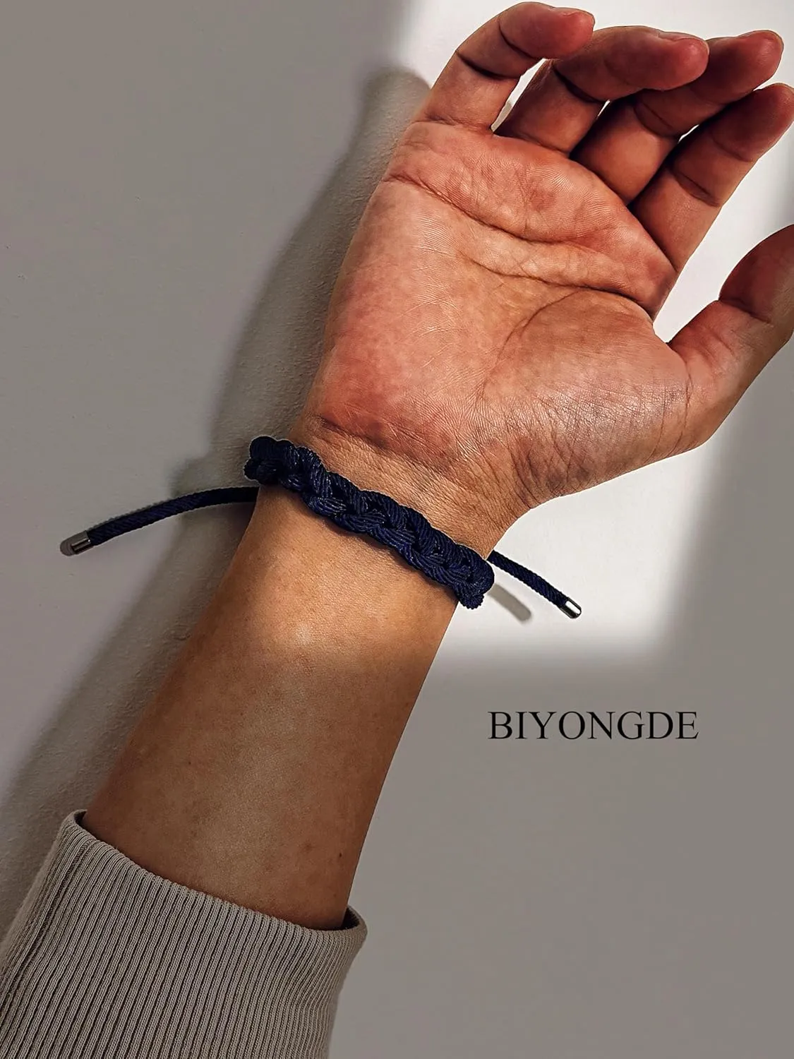 Braided Milano Rope Bracelet with Stainless Steel Charm, Handmade, Adjustable Length for Men and Women
