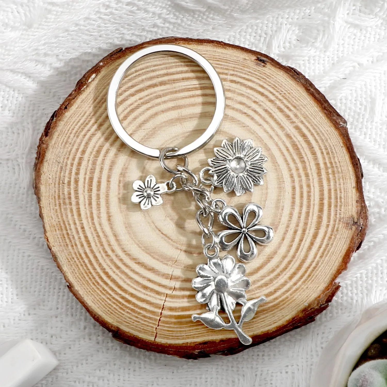 Butterfly Keychain,Sun Keychain,Seahorse Keychain,Crown Keychain,Sliver Keychain,Keychains for Women