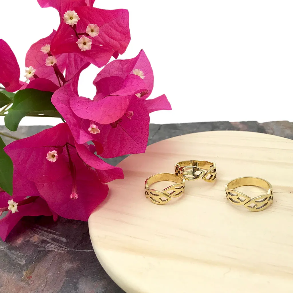 Cambodian Leaf Ring by SLATE   SALT