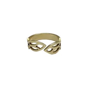 Cambodian Leaf Ring by SLATE   SALT