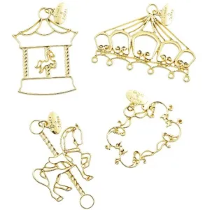 Carousel Theme Open Bezel Charms