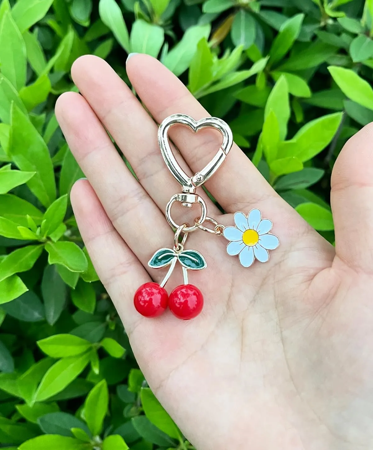 Cherry Keychain Bag Charm Cute Cherry Gifts for Women Her Friends Birthday Christmas