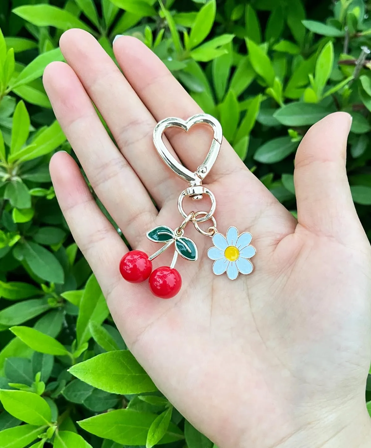 Cherry Keychain Bag Charm Cute Cherry Gifts for Women Her Friends Birthday Christmas