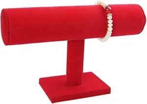ChezMax Necklace Jewelry Display Jewelry Stand Hovering T-Bar Bracelet Holder for Home Organization