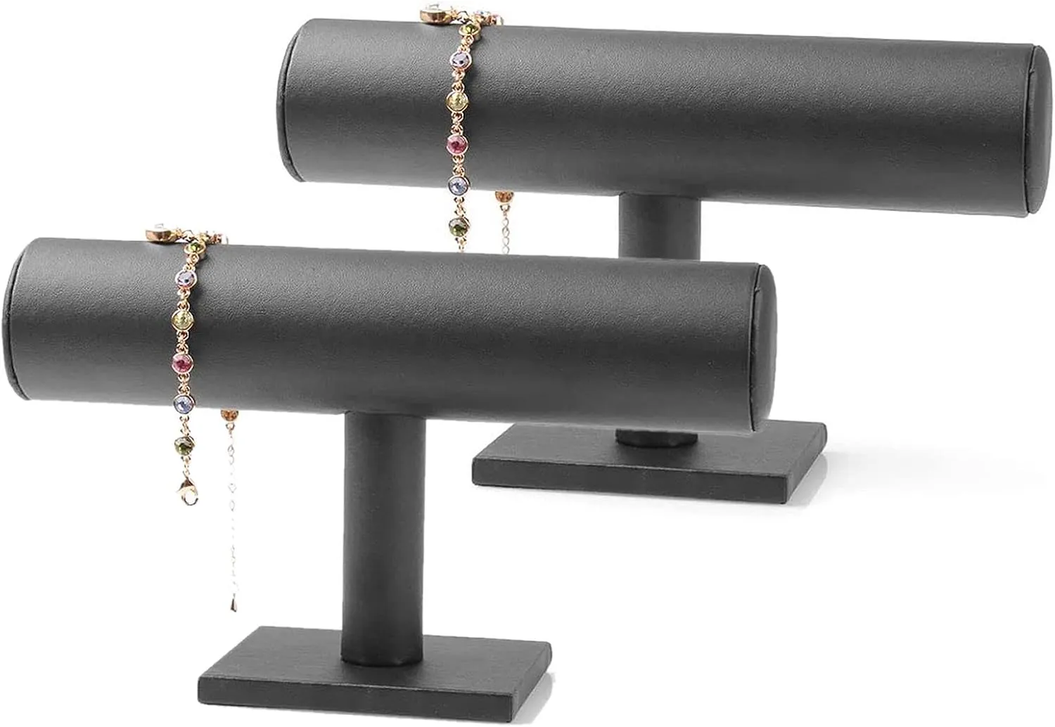 ChezMax Necklace Jewelry Display Jewelry Stand Hovering T-Bar Bracelet Holder for Home Organization