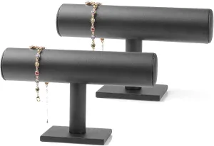 ChezMax Necklace Jewelry Display Jewelry Stand Hovering T-Bar Bracelet Holder for Home Organization