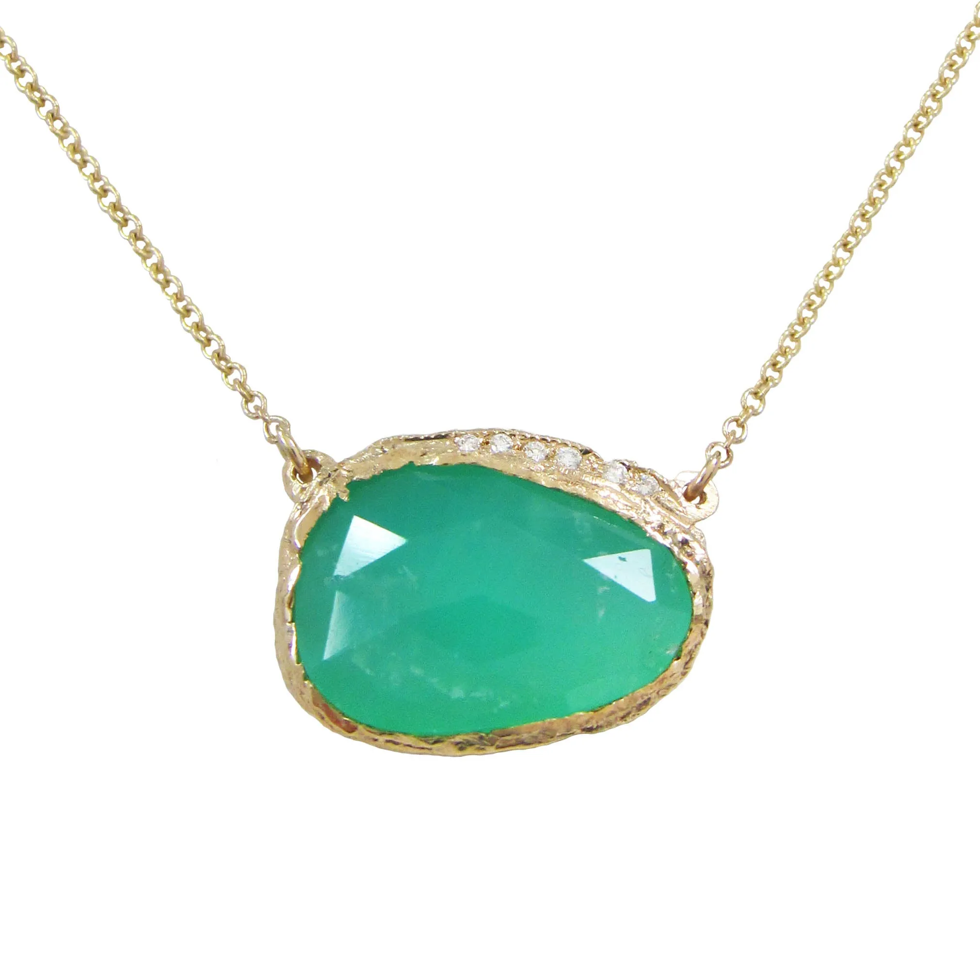 Chrysoprase Hidden Cove Necklace