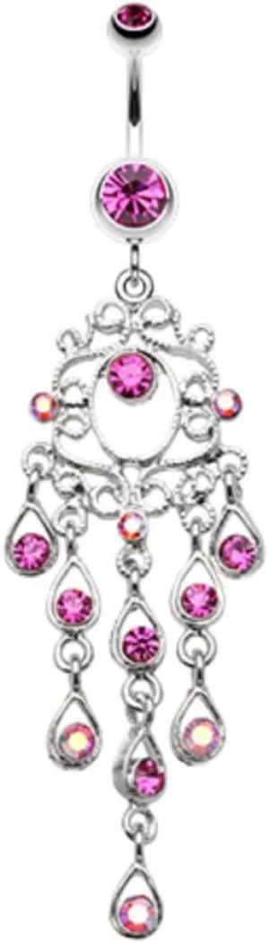 Classic Chandelier Sparkle WildKlass Belly Button Ring