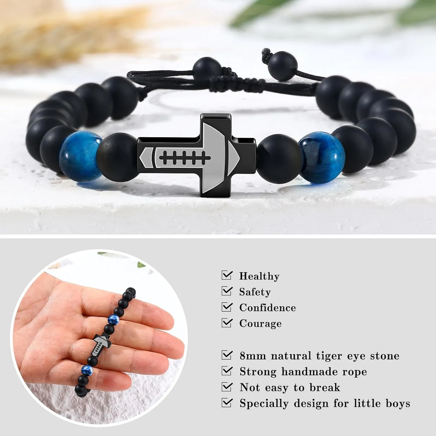 Cross Bracelet To My Boys Communion Confirmation Baptism Gift for Nephew Brother Son Daughter Brother Teens Girls